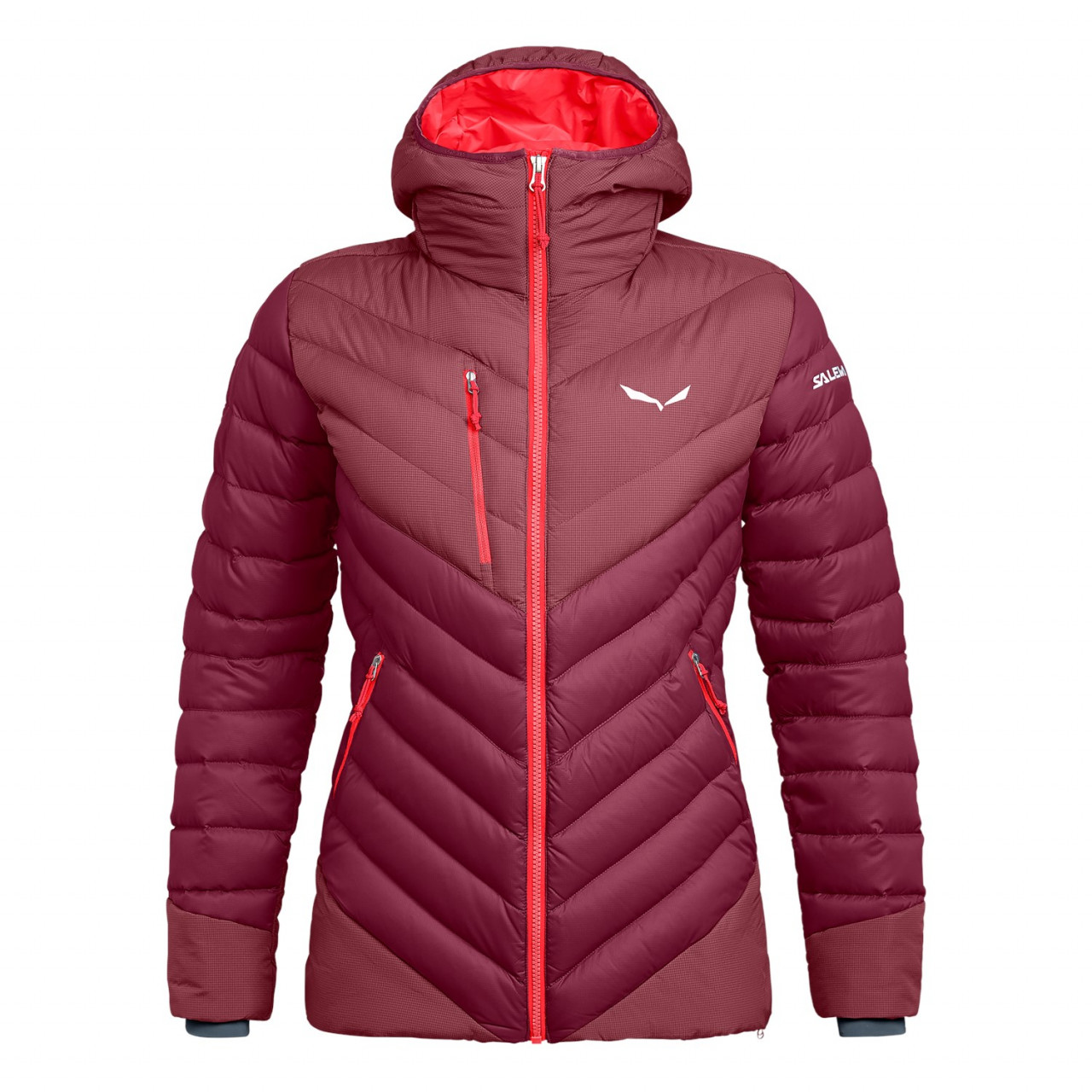 Chaqueta Plumas Mujer Chile - Salewa Ortles Medium 2 - Moradas/Rojas - OHLV-98230